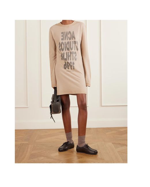 Acne Natural Graphic Dress