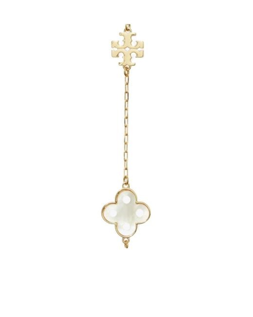 Tory Burch White Forget Me Not Necklace