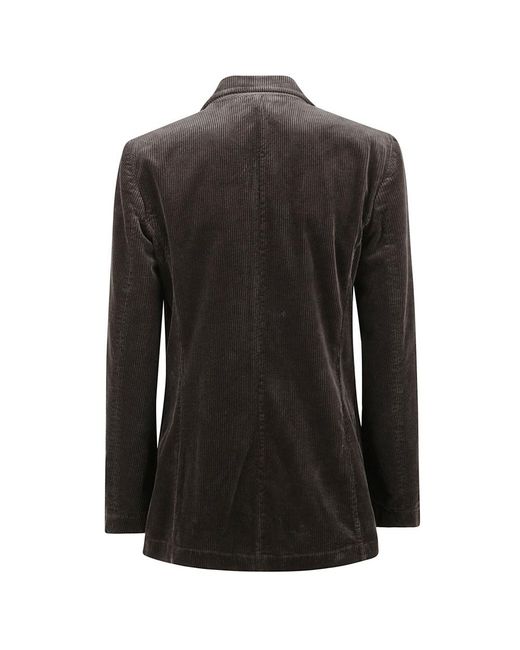 Aspesi Black Single-Breasted Suit Jacket