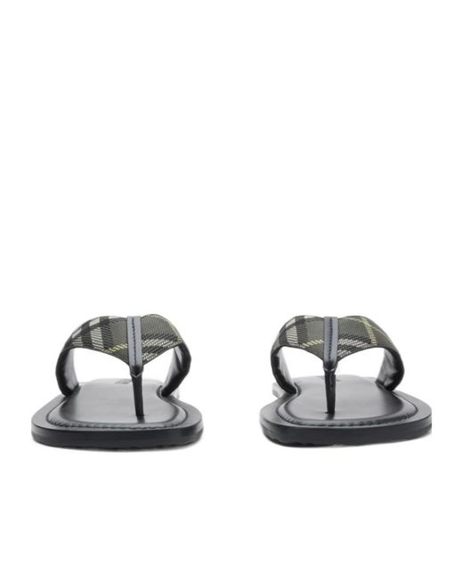 Burberry Multicolor Check Pavilion Sandals for men