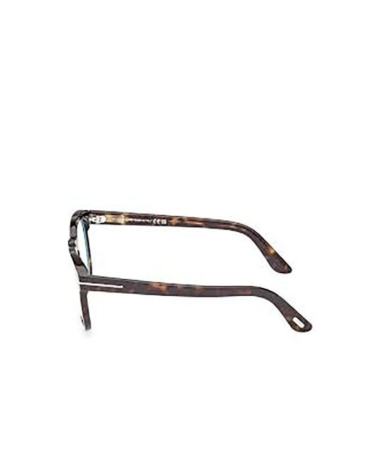 Tom Ford White Eyewear Round Frame Glasses for men