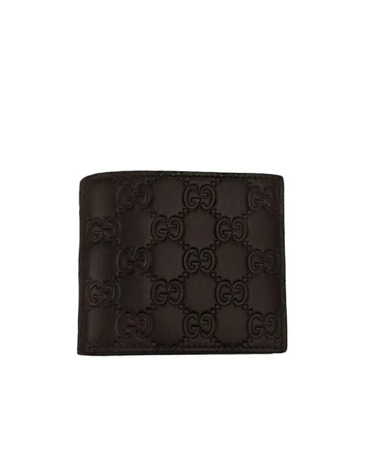 Gucci Black Embossed Wallet for men
