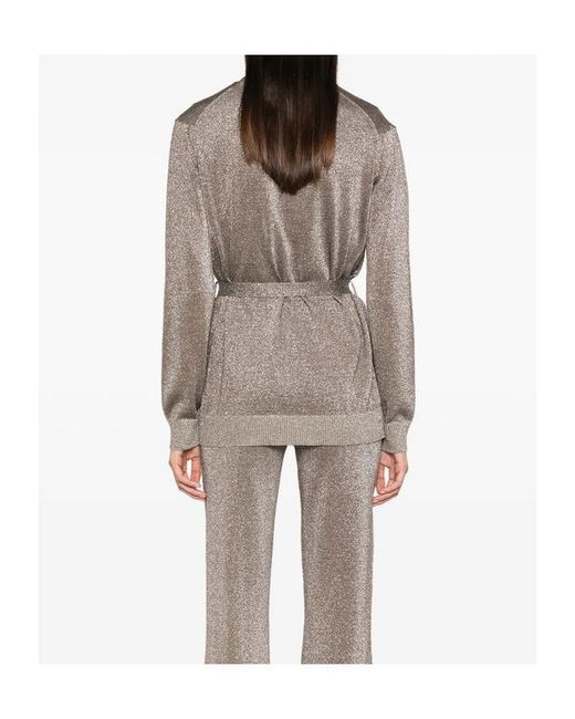 Missoni Gray Belted Cardigan