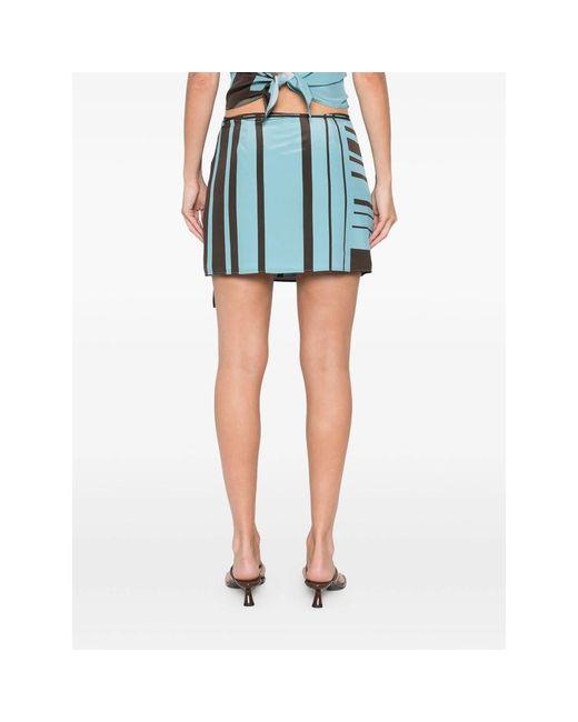 Sir Blue Patterned Skirt