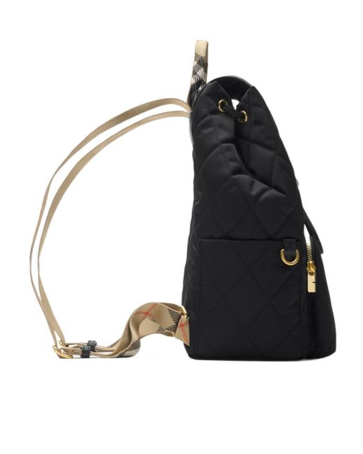 Burberry Black Horseshoe Backpack