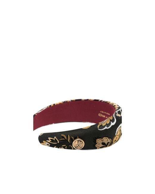 Etro Multicolor Floral Jacquard Headband