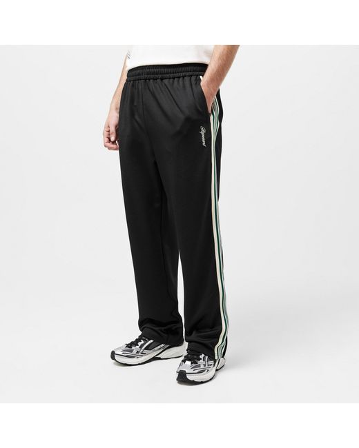 Represent Black Stylish Striped Breathable Casual Sports Pants for men