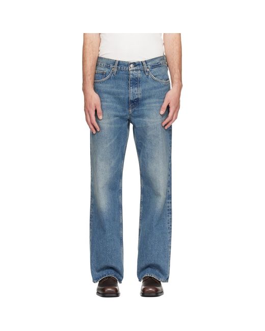 sunflower Blue Wide Leg Jeans for men