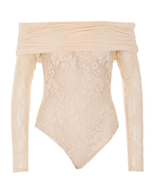 Zimmermann Natural Rebellion Draped Bodysuit