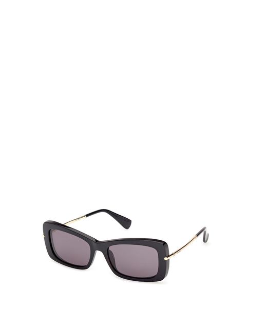 Max Mara White Rectangular Frame Sunglasses