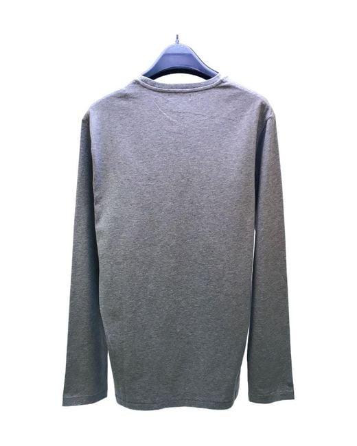 Iceberg Gray Round Collar And Long-Sleeved T-Shirt for men