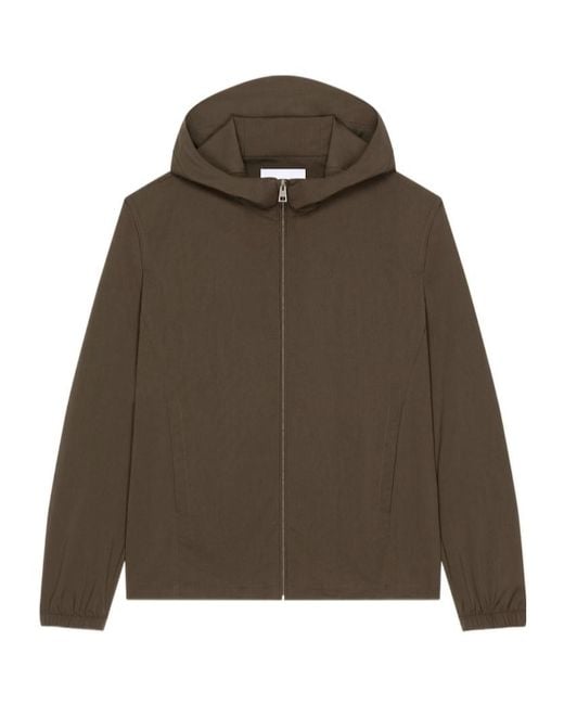 Givenchy Brown Windbreaker With Paris Embroidery for men