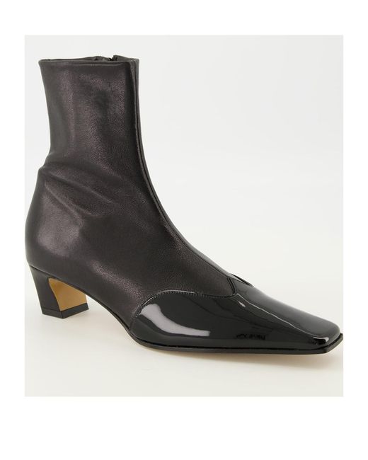 Khaite Black Nevada Ankle Boots