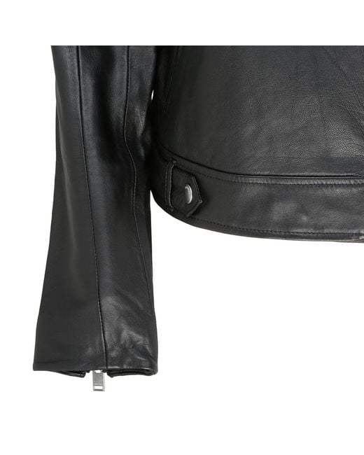SELECTED Black Leather Jacket