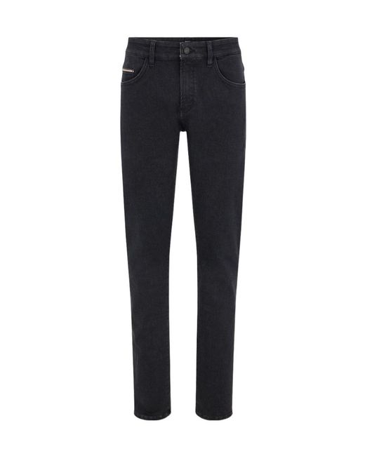 Boss Blue Logo Jeans for men