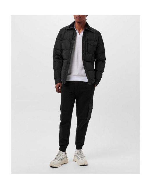 Moncler Black Elastic Waist Casual Pants for men