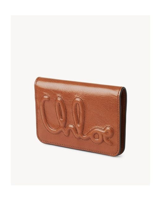 Chloé Brown Chloé C Chloé Bifold Wallet