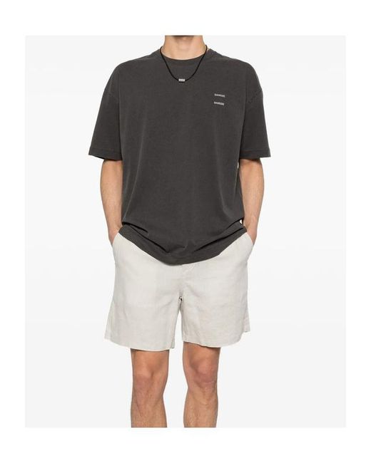Samsøe & Samsøe Gray Printed T-Shirt for men