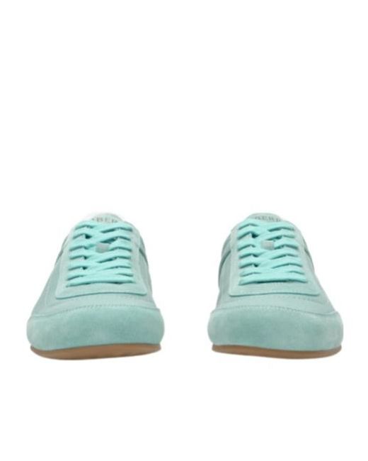 Burberry Green Leather Knight Runner Sneakers