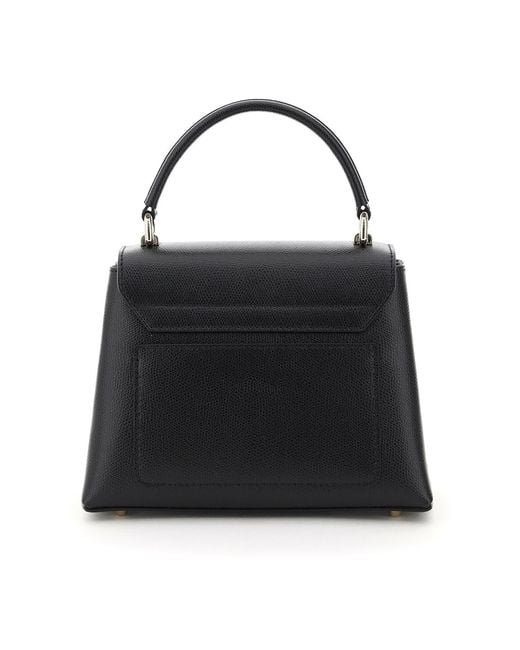 Furla Black 1927 Twist-Lock Mini Tote Bag