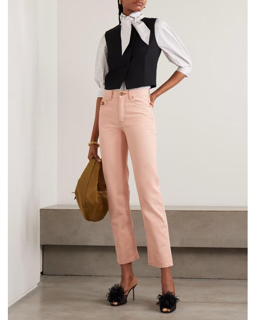 Blazé Milano Pink Clapotis Paso Straight Leg Jeans