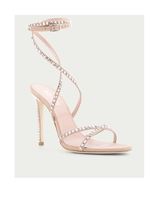 Paris Texas Metallic Open-Toed High-Heeled Sandals