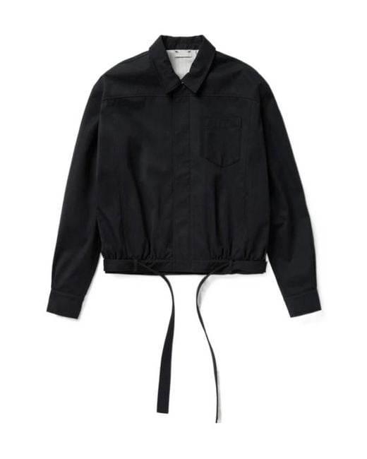 1989 STUDIO Black Belted Shirt Jacket