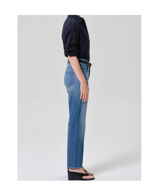 Citizens of Humanity Blue Blaine Straight-Leg Jeans