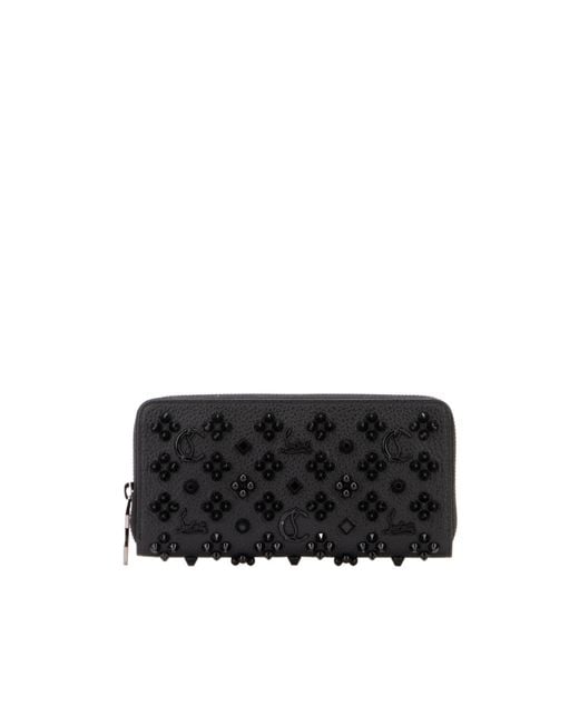 Christian Louboutin Black Panettone Leather Wallet
