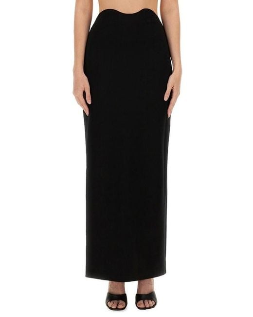 Staud Black Petunia Maxi Skirt