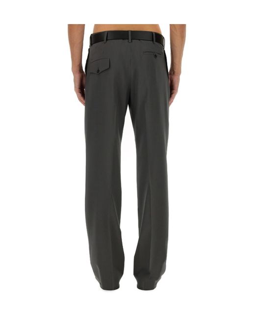 Moschino Blue High Waist Casual Pants for men
