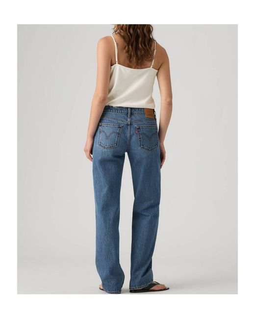 Levi's Blue Low Straight Jeans