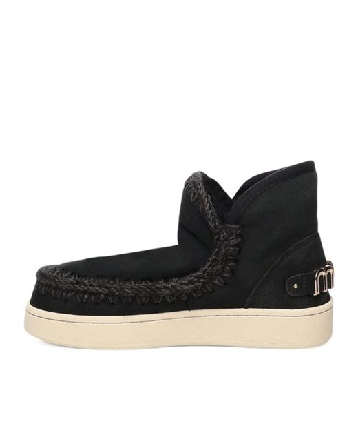 Mou Black Eskimo Ankle Boots
