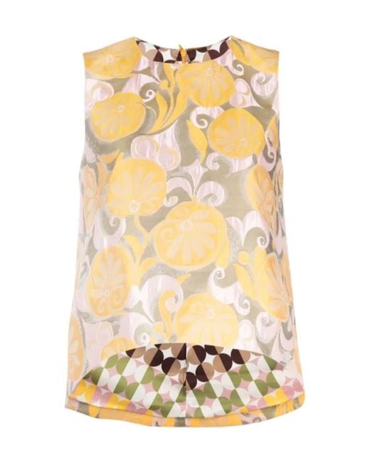 LaDoubleJ Metallic La Scapa Jacquard Top