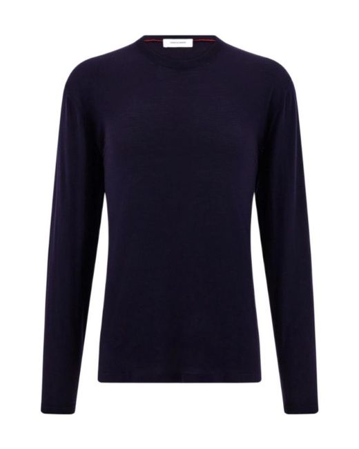 Ferragamo Blue Crewneck Sweater for men