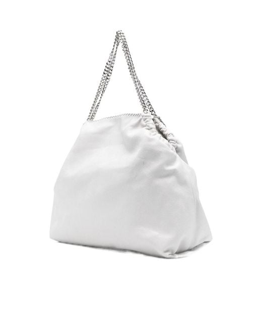 Stella McCartney White Charm Shoulder Bag