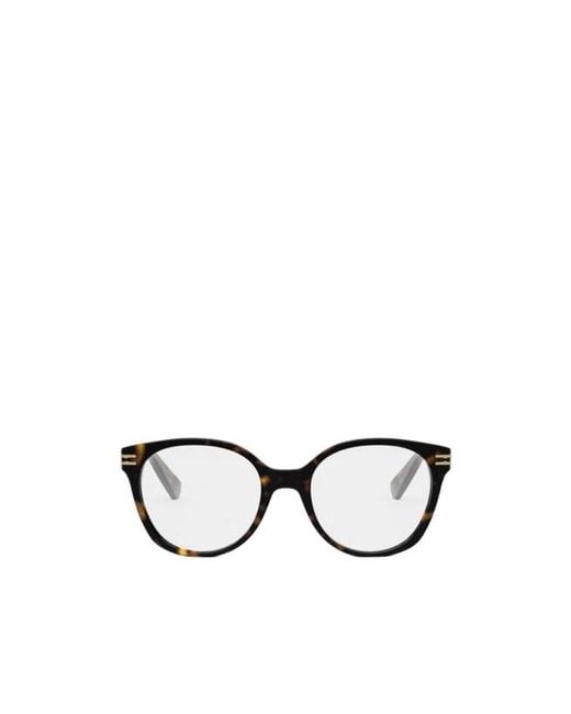 BVLGARI Metallic Bulgari Round-Frame Glasses