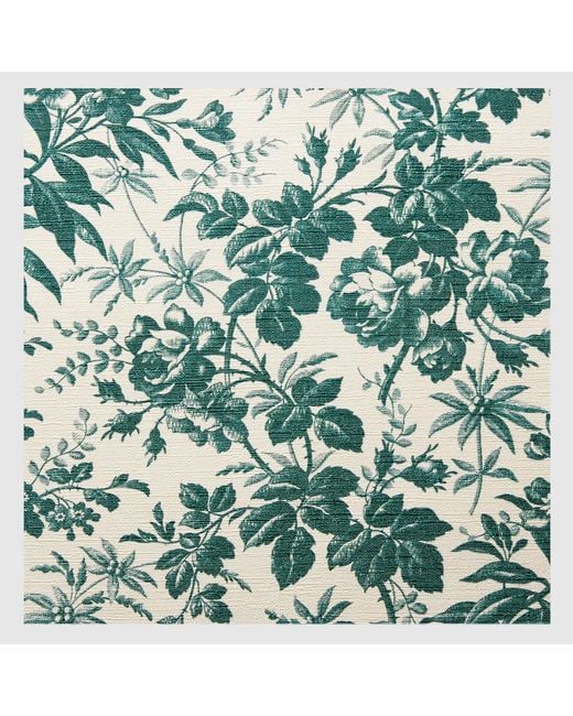 Gucci Green Herbarium Print Wallpaper