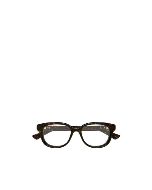 Gucci White Eyewear Square Frame Glasses