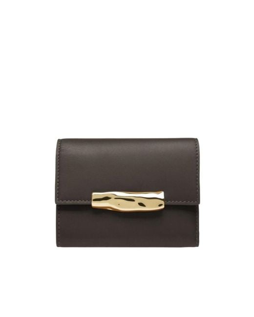 Bally Black Trifold Wallet