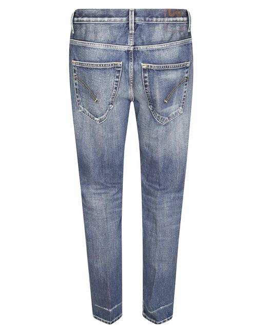 Dondup Blue Logo Jeans for men