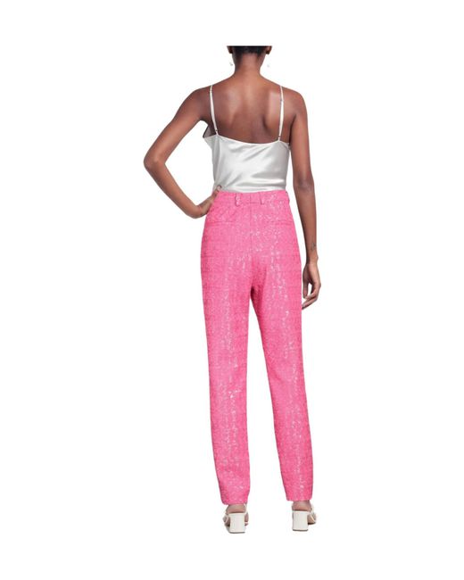 Dolce & Gabbana Pink Casual Trouser