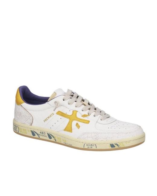 Premiata White Bskt Clay 8161 for men