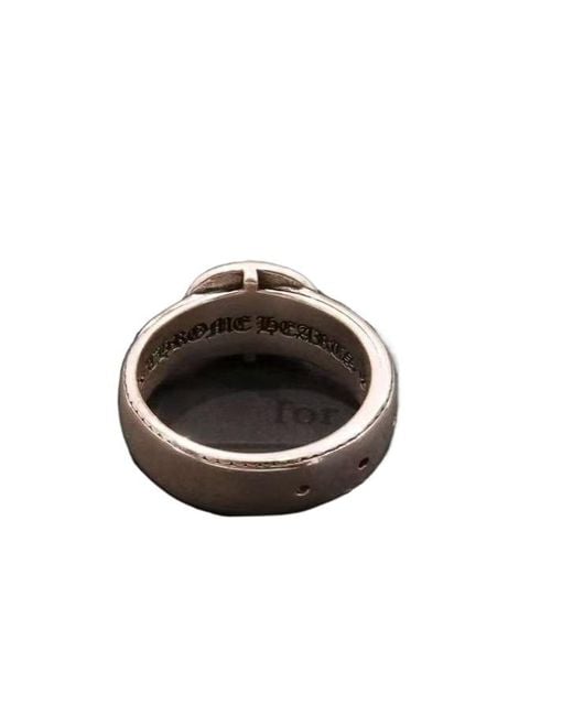 Chrome Hearts White Belt Ring for men