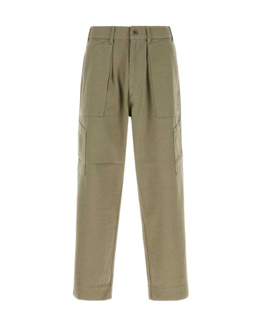 Nanamica Green Deck Twill Pants for men