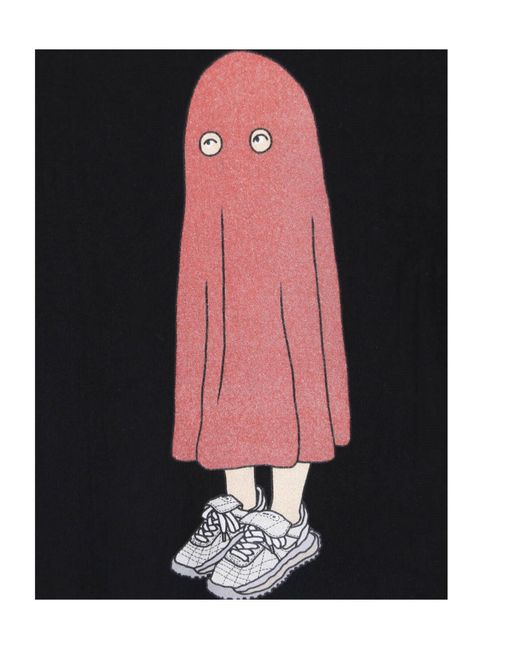 Maison Mihara Yasuhiro Black Crew-Neck T-Shirt for men