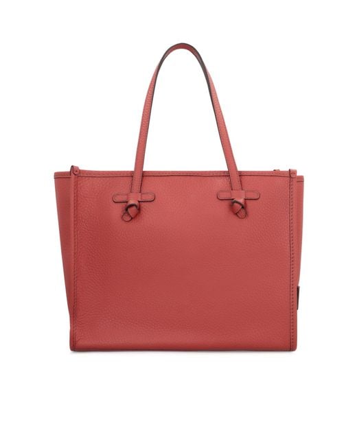 Gianni Chiarini Red Medium Marcella Tote Bag