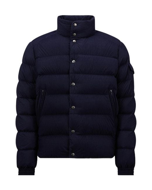 Moncler Blue Lule Short Puffer Jacket for men