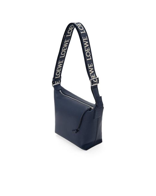 Loewe Blue Small Cubi Crossbody Bag for men