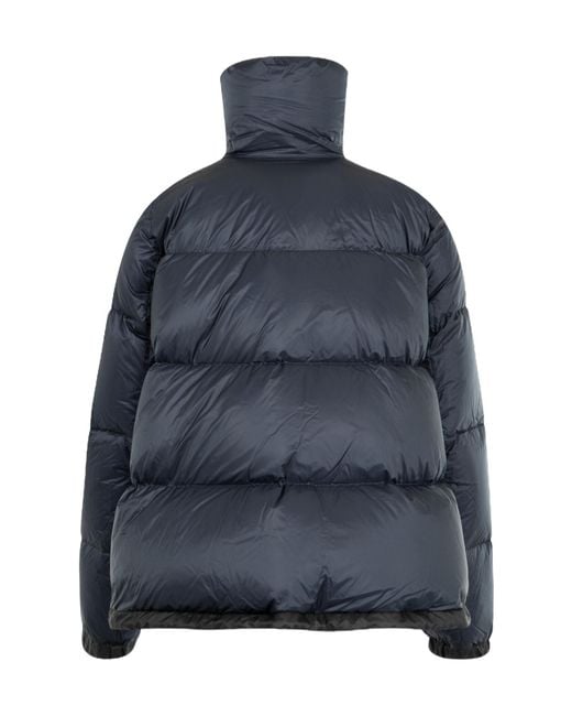 Sacai Blue Stand-Up Collar Down Jacket